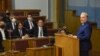 U prvom obraćanju poslanicima premijer Zdravko Krivokapić je rekao da je morao da zatraži ostavku, a potom i razrješenje ministra Leposavića u Skupštini zbog zacrtanih evropskih ciljeva