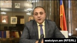Շիրակի մարզպետ Կարեն Սարուխանյանը զրուցում է «Ազատության» հետ, Գյումրի, 18-ը հուլիսի, 2018թ․