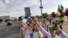 Акцыя пратэсту лекараў у Віцебску, 15 жніўня 2020 году.