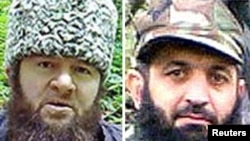 Солдон оңго карай: Доку Умаров жана Асланбек Вадалов.