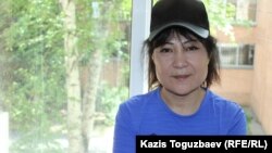 Жазира Демеуова в зале судебного заседания в специализированном межрайонном следственном суде города Алматы. 1 июня 2019 года.