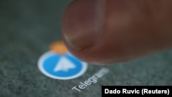 Logo aplikacije Telegram. Ilustrativna fotografija.