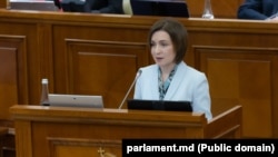 Moldovan President Maia Sandu (file photo)