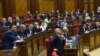 Armenia - Deputies from the Republican Party of Armenia attend a parliament session in Yerevan, 22 May 2018.