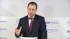 Armenia - Defense Minister Vigen Sargsyan speaks at a meeting of Russia's Valdai International Discussion Club, Yerevan, 11 March 2017. 