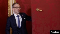 Lider Slobodarske partije Austrije Herbert Kikl, 4. oktobar 2024.