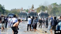Deonstracije u gradu Nay Pyi Taw