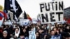 Protests in Moscow in March against a sovereign Internet