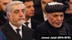 Afghan President Ashraf Ghani (right), and the country's chief executive officer, Abdullah Abdullah (left) have both claimed victory in the country's presidential election, something which could complicate matters on the eve of a potentially lasting peace deal.
