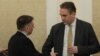 Пламен Георгиев в компанията на председателя на парламентарната правна комисия Данаил Кирилов. 