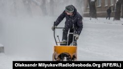 Пік снігопаду в Одесі прийшовся на 16 годину, 27 лютого 2018 року