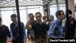 Обвиняемые по делу «Сети» в суде на оглашении приговора по их делу. Пенза (Россия), 10 февраля 2020 года.