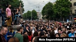 რეპერების მხარდასაჭერი მსვლელობა თბილისში. 2017 წლის 11 ივნისი