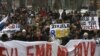 Mirne demonstracije građana Sarajeva nakon vesti da je Jovan Divjak, penzionisani bosanski general uhapšen na međunarodnom aerodromu u Beču, 05. mart 2011.