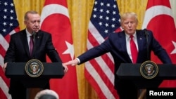 Ердоган і президент США Дональд Трамп у Вашингтоні, листопад 2019 року