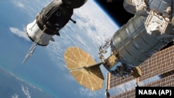 A section of the International Space Station