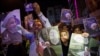 Митинг сторонников действующего президента Хасана Рухани. Тегеран, 17 мая 