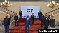Архіўнае фота. Міністры замежных спраў G7 4 траўня 2021 году