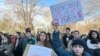 Протест по сообраќајна несреќа во Скопје во која загина 22-годишната Фросина Кулакова, 31 јануари 2025 