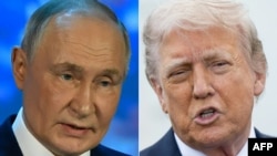Акси Доналд Трамп ва Владимир Путин
