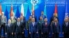 Участники совместного заседания Совета министров иностранных дел, Совета министров обороны и Комитета секретарей советов безопасности государств-членов ОДКБ, Душанбе, 15 сентября 2021 года