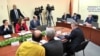 Armenia -- A session of the Public Services Regulatory Commission. 22Nov., 2017