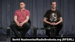 Олег Сенцов та Олександр Кольченко відповідають на запитання. 10 вересня 2019 року
