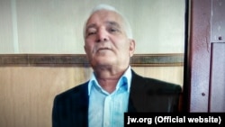 Yury Savelyev said in a statement in court last week that he is being prosecuted "simply for being a follower of the religious teachings of the Jehovah’s Witnesses."