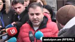 Armenia - Video blogger Narek Malian speaks to journalists, January 28, 2020.