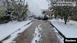 Наслідки чергового російського обстрілу у Херсоні, 20 листопада 2023 року 