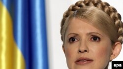 Юлія Тимошенко під час прес-конференції у Києві, 11 березня 2010 року