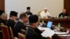 Під час дводенної зустрічі папи Римського Франциска з ієрархами Української греко-католицької церкви (УГКЦ). Ватикан, 5 липня 2019 року